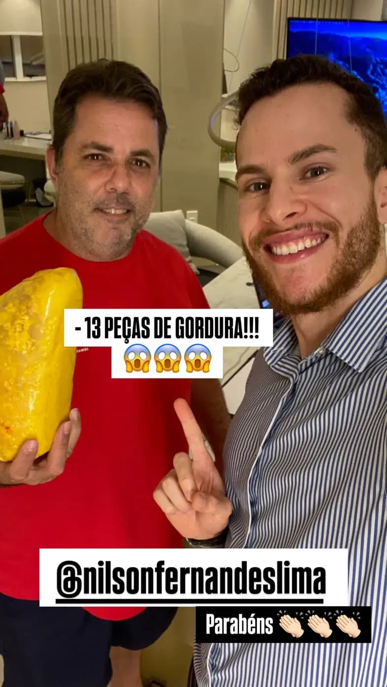 Foto autorizada de paciente do Instituto Delfos
