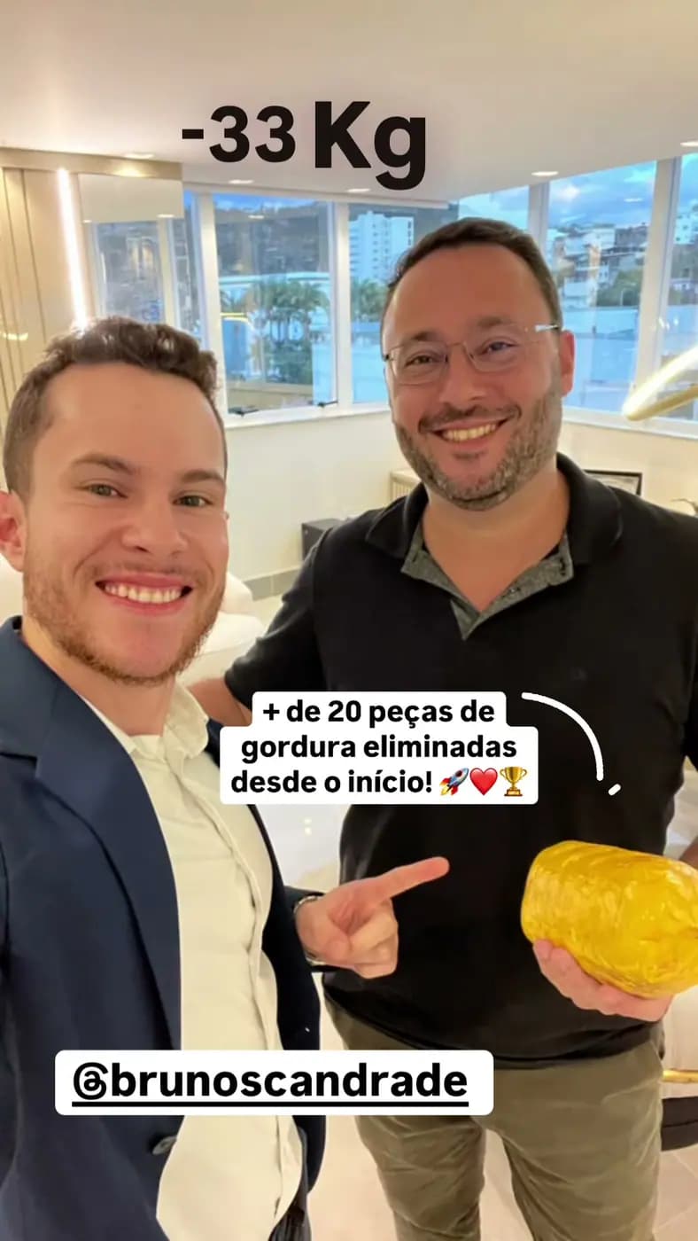 Foto autorizada de paciente do Instituto Delfos