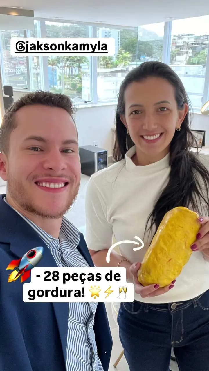 Foto autorizada de paciente do Instituto Delfos